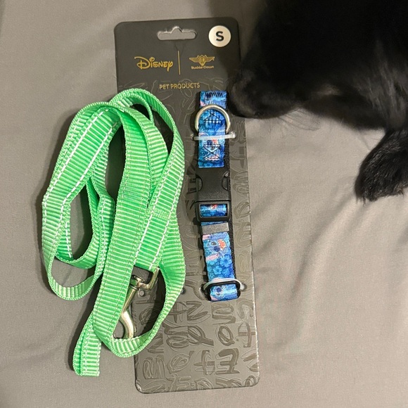 New Sm/Med Lilo & Stitch Collar + Leash - Picture 1 of 2